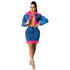 Denim Skirt Plush Denim Two-piece Suit - ROUTINE FASHION